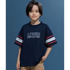 【100-130cm】ビックシルエット ロゴＴシャツ