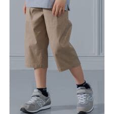 【100-130cm】コットンストレッチ 7分丈パンツ