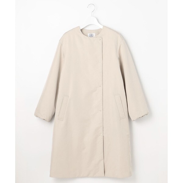 最終値下げ　ジェイプレス　Eider Warmth ロングアウター　中綿コート Jackal 140sソフトメルトン Pコート / J.PRESS LADIES L
