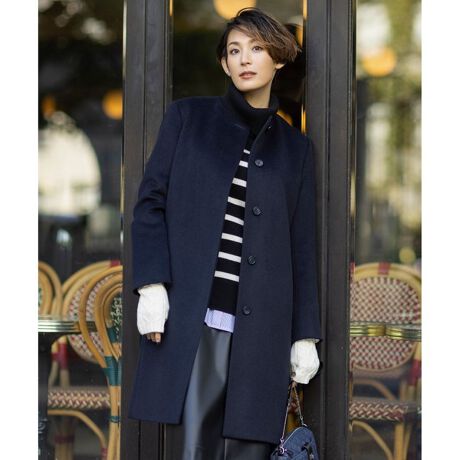 アンゴラビーバー ノーカラーコート | Jプレス(J.PRESS) | マルイ 
