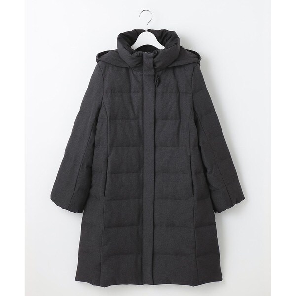 chuclla ロングダウンコート chw22a007グレー セール】 【撥水加工】TWツイル ロングダウンコート （ダウン