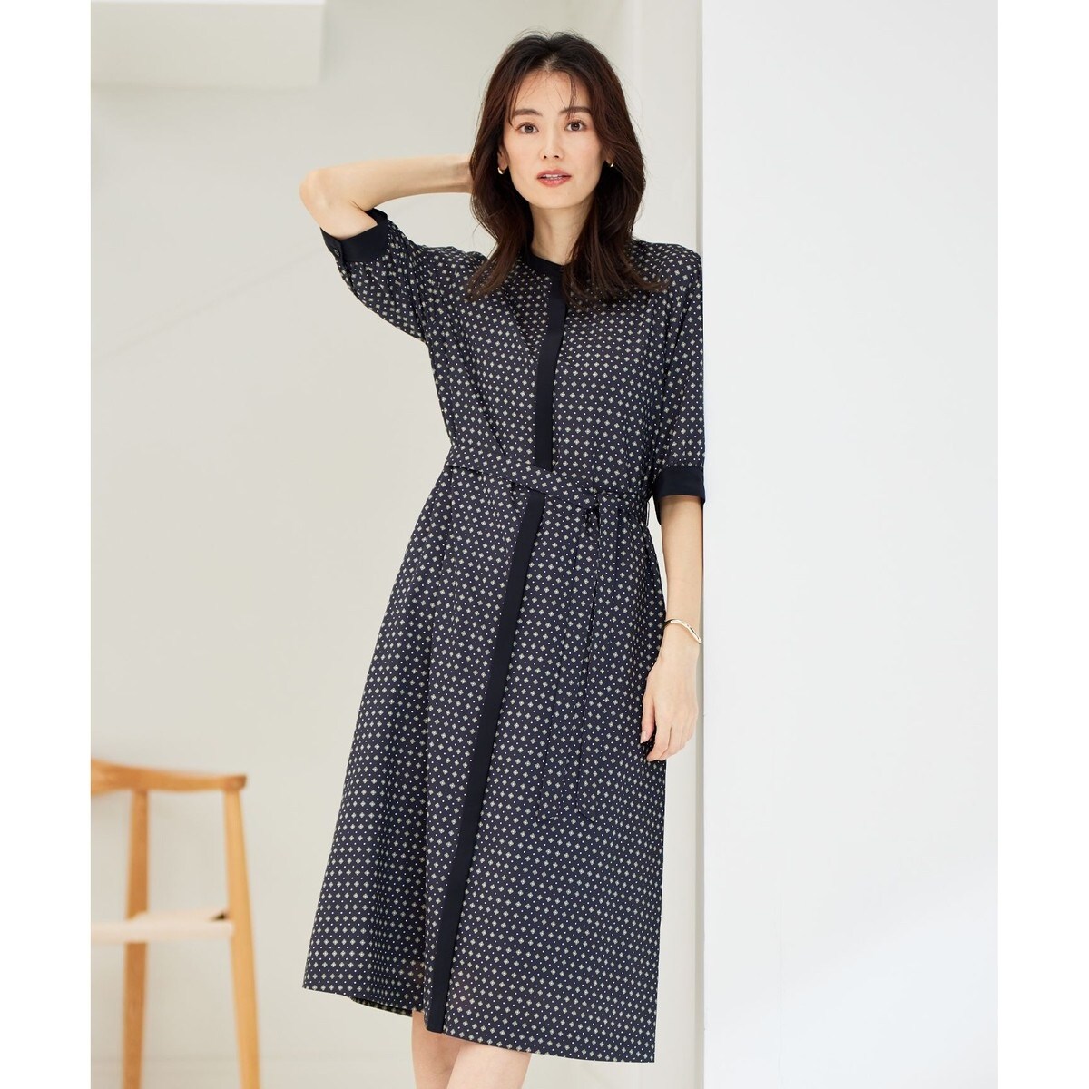 洗える】 ジオメトリック ワンピース | Jプレス(J.PRESS) | マルイ
