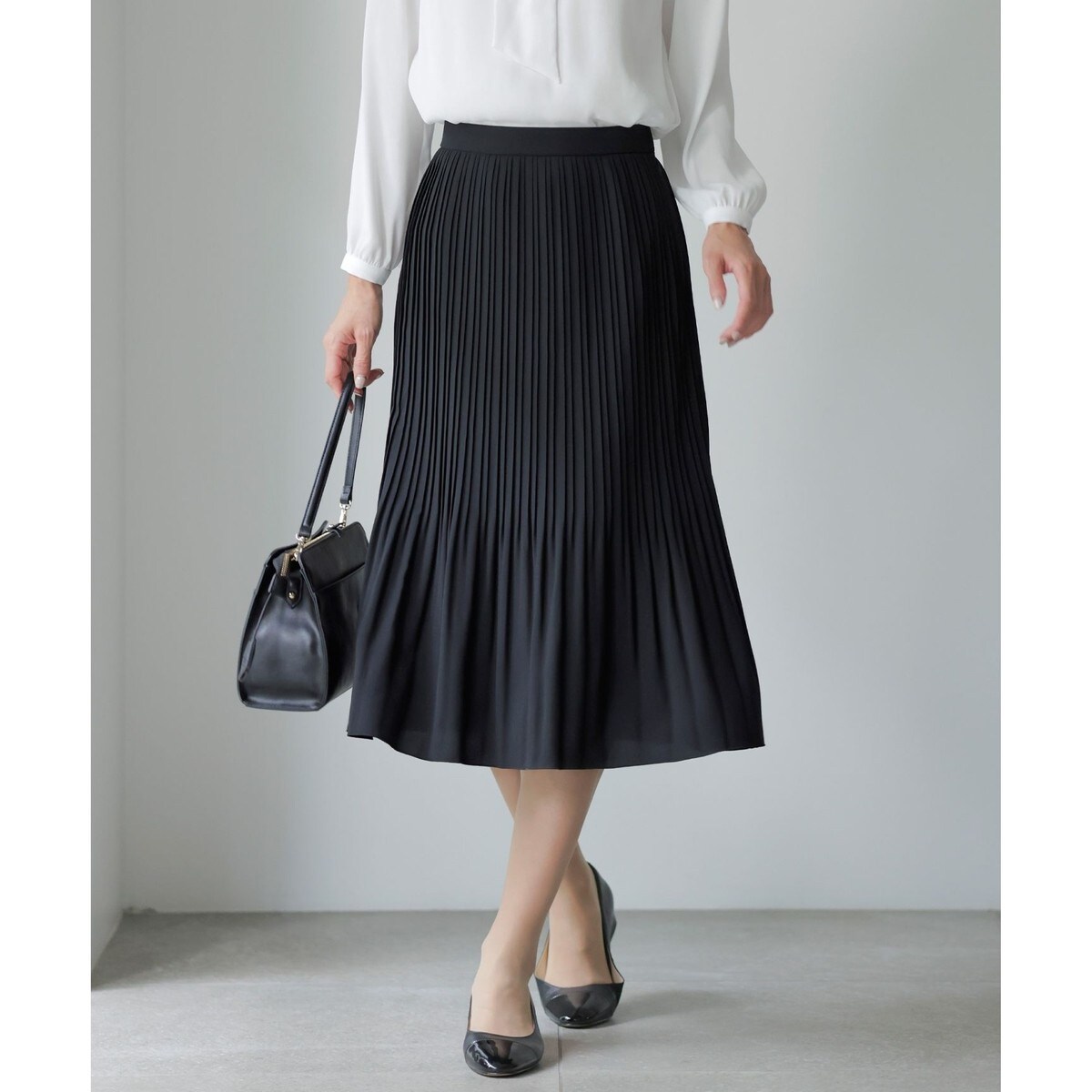 23区【洗える】フレンチペイズリーデシン ティアードスカート 洗える】フレンチペイズリーデシン ティアードスカート / 23区