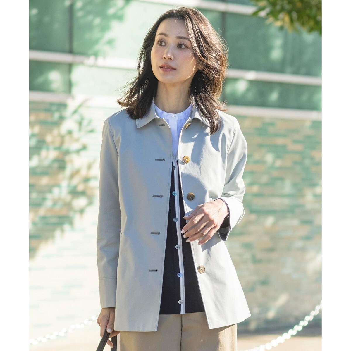 Jプレス（レディス）(J.PRESS LADIES) レディース ステンカラーコート