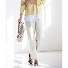 【洗える】ストレッチ テーパード パンツ