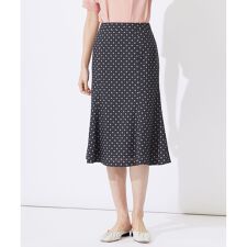 【洗える】ジオメトリックプリント スカート