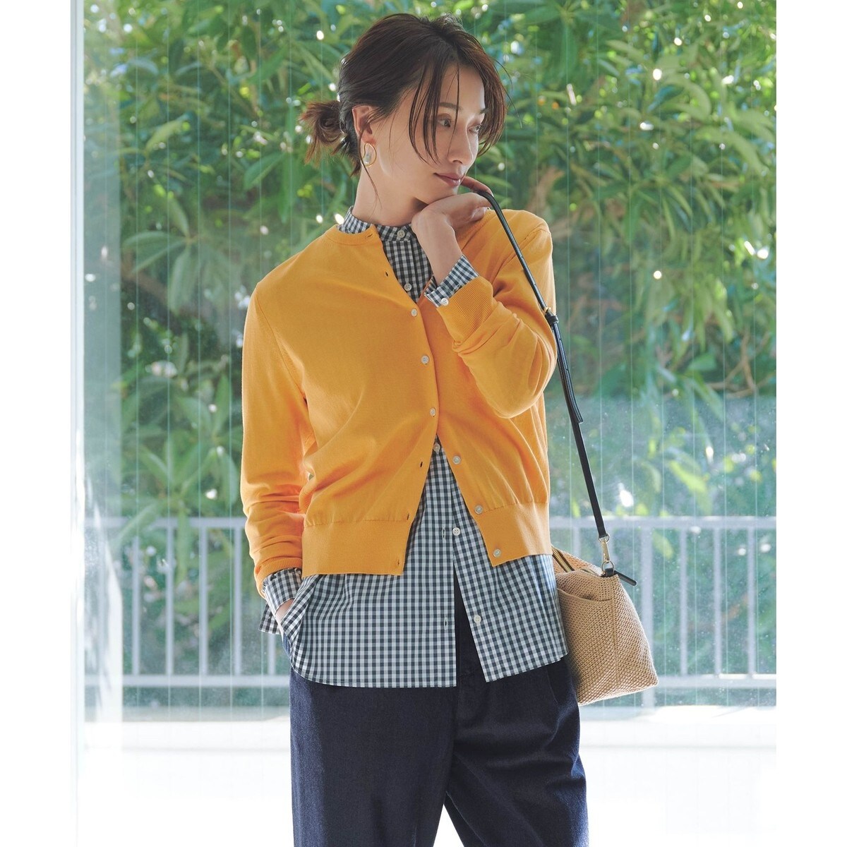 新品 J.PRESS レーシーパターン半袖カーディガン L 新品 J.PRESS レーシーパターン半袖カーディガン L