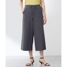 【洗える・吸水速乾】DRYライトサッカー クロップド パンツ