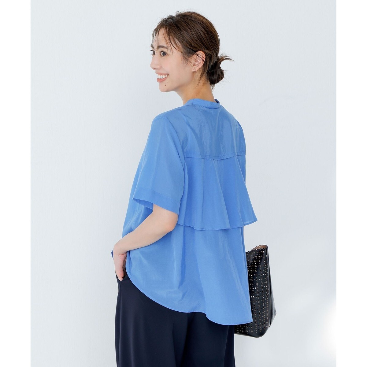 新品・未使用　ブラウス シャツ Breeze Cool green label relaxing ブラウス シャツ Breeze Cool ポケット