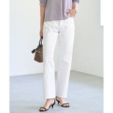 【洗える】BASIC STRETCH DENIM ボーイフィット デニム