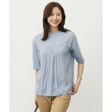 【洗える・抗菌防臭・接触冷感】ドライポンチ フレア カットソー