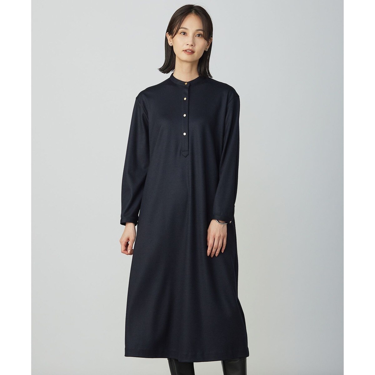 小さいサイズ/洗える】タフタジョイントフロントジップ