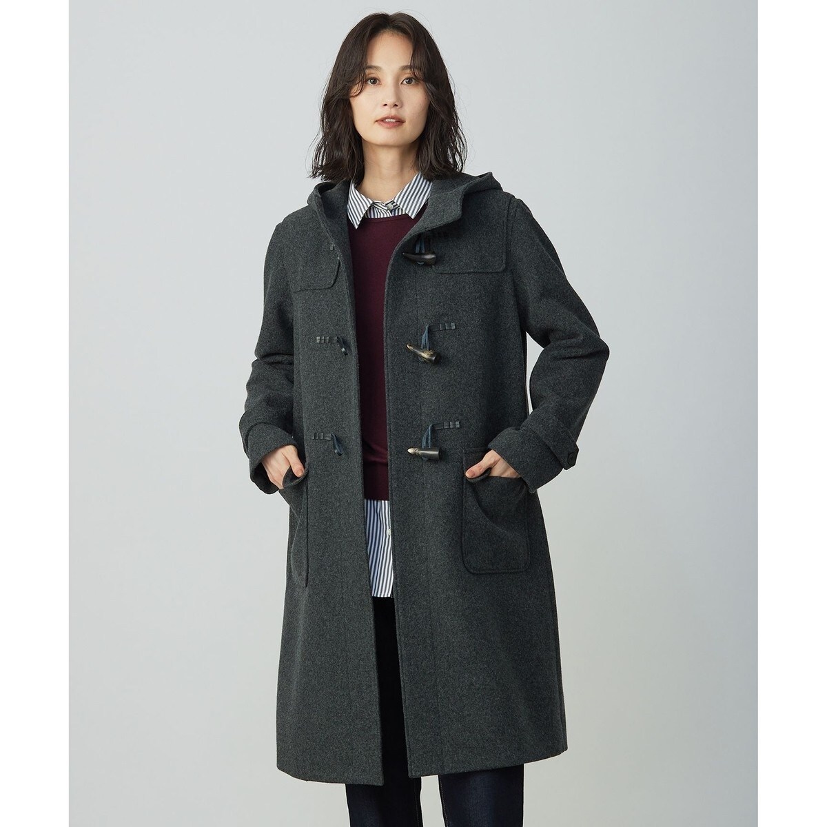 Jackal 140sソフトメルトン ダッフルコート | Jプレス(J.PRESS