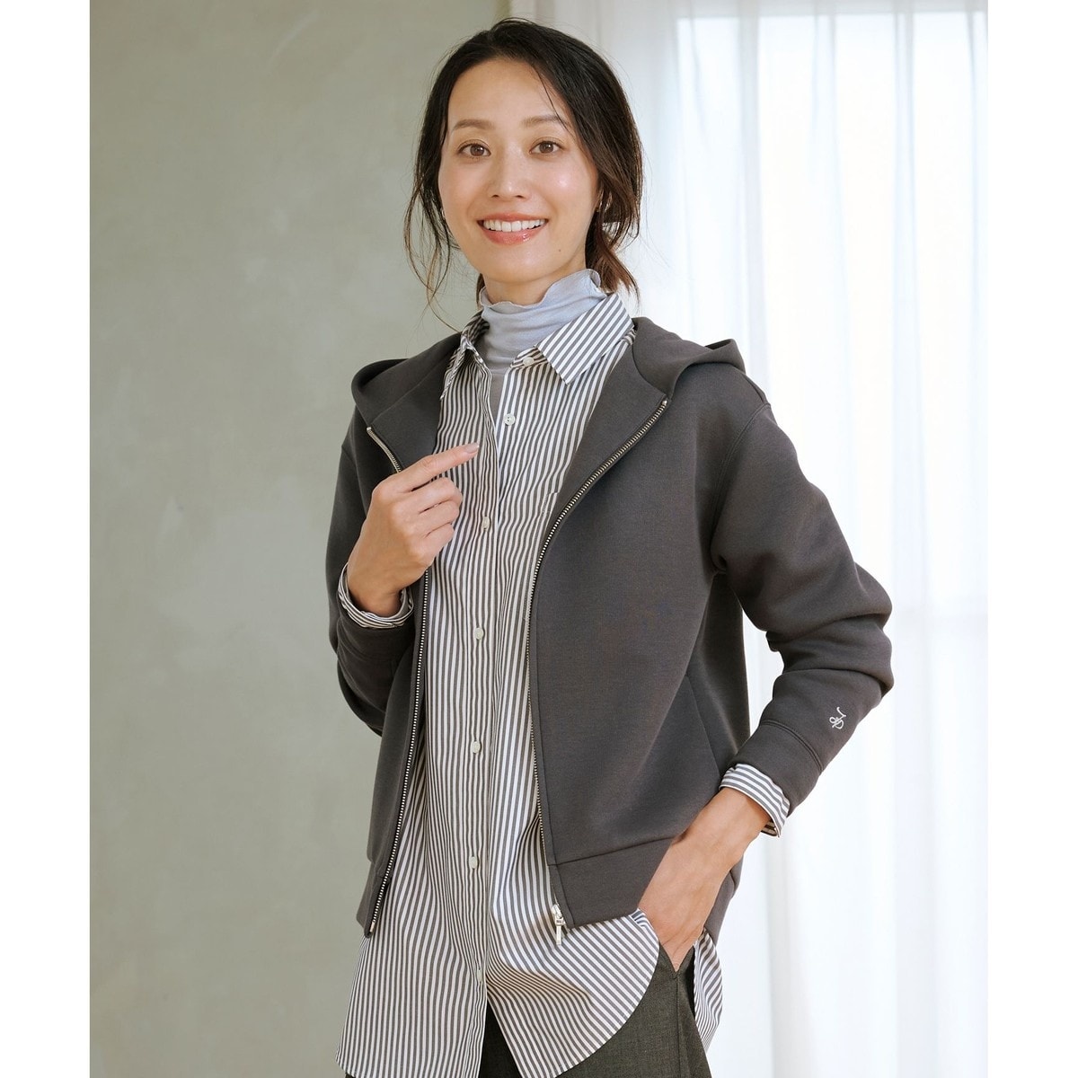 WOMEN【AURALEE】ELASTIC SHEER NYLON P/O PARKA | アダムエロペ