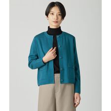 WORETED WOOL BLEND カーディガン