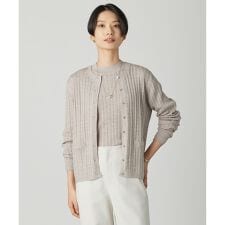 KNIT BASIC クルーネック カーディガン