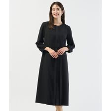 ノルディス2wayジョーゼット フロントプリーツ ワンピース