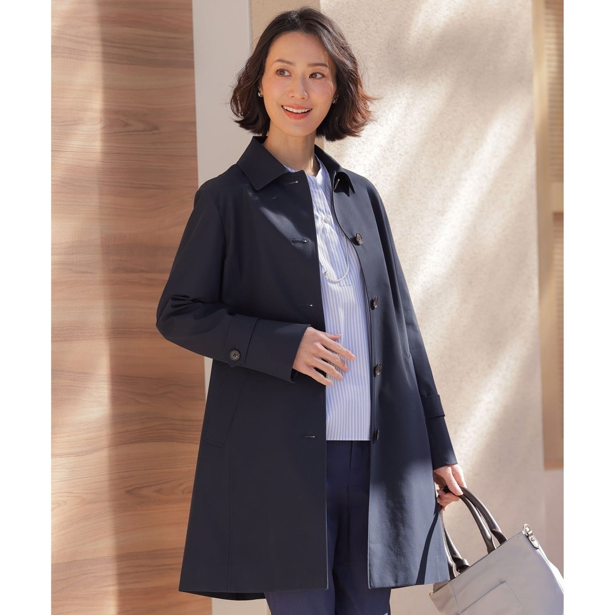 Jプレス（レディス）(J.PRESS LADIES) レディース ステンカラーコート