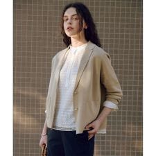 Cotton Acetate ニット ジャケット