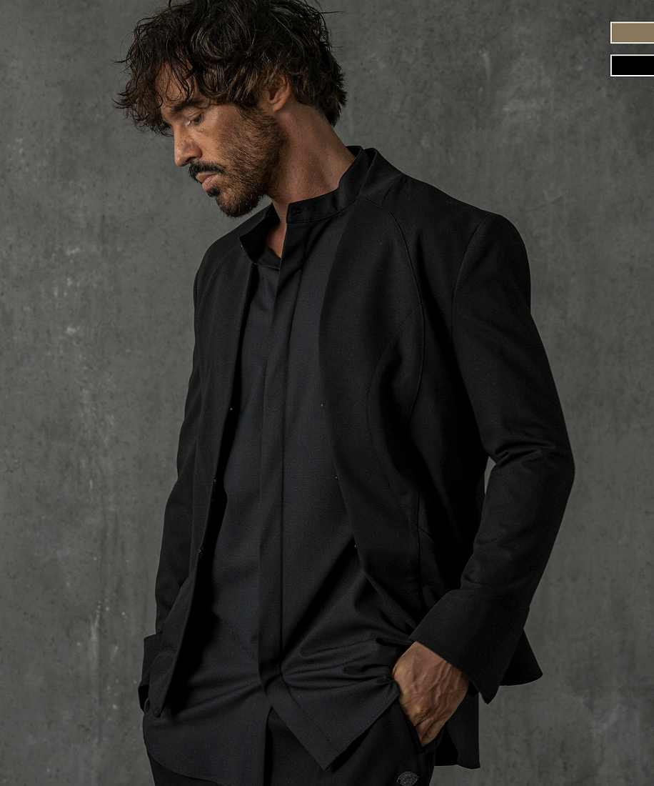 ち*る様 CARPE DIEM ブラック ナイロンジャケット 上M, 下XL セ ち*る