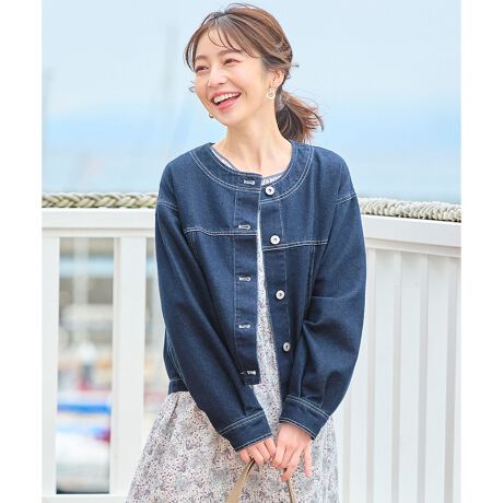 洗える】ライトツイルデニム ジャケット | エニィスィス(ANY SIS 