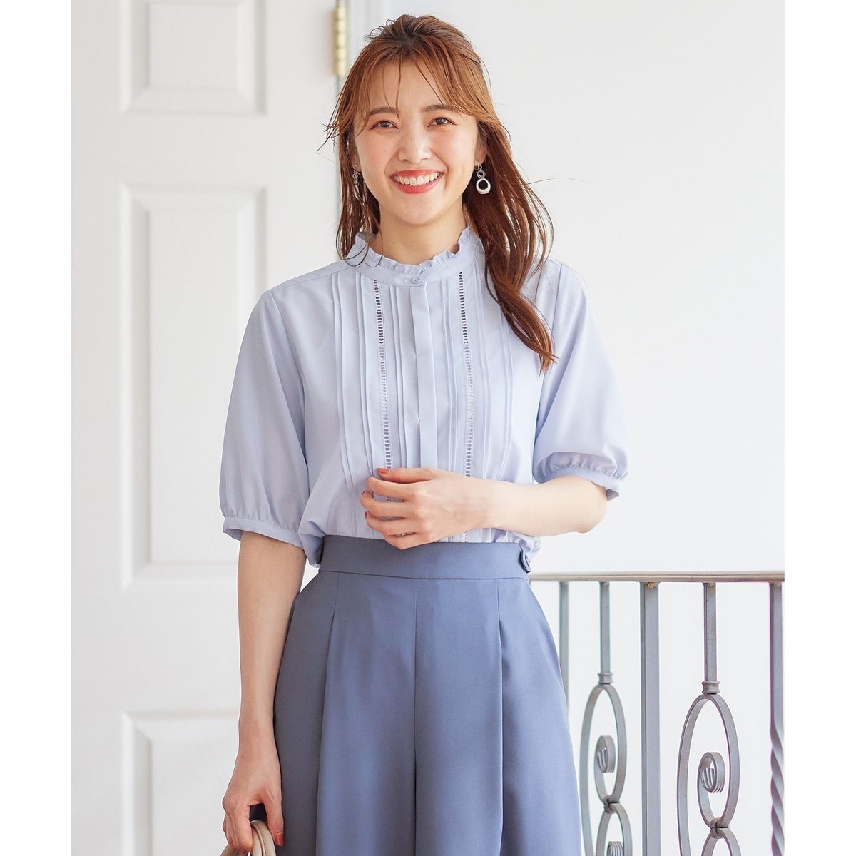 ラルフローレン　RALPHLAUREN　ブラウス　ボウタイ　フリル　ピンタック 中古・古着通販】POLO RALPH LAUREN (ポロ・ラルフローレン