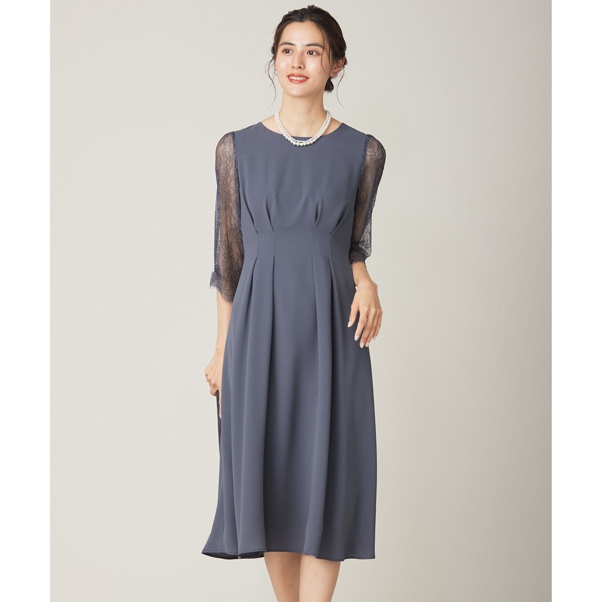 Lily Calin】レーストップス×マーメイド ドレス セット