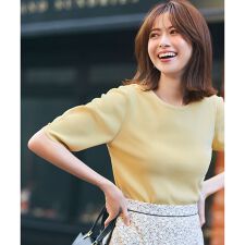【洗える】コクーンスリーブ ニット