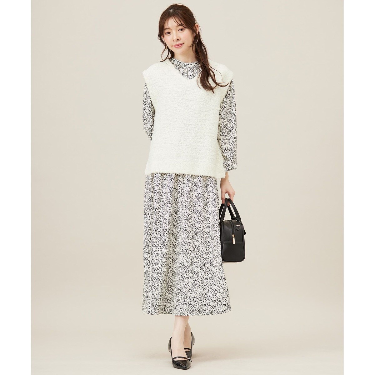 Lily Calin】レーストップス×マーメイド ドレス セット
