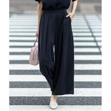 【接触冷感・吸水速乾・UVカット】サラキレイ ワイドパンツ