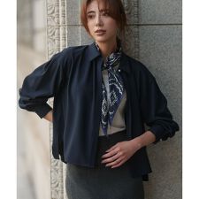 【UVカット・アンチピリング・洗える】ウーステッドエステル シャツ