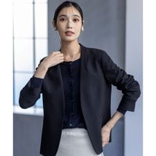 ビューティサーモ2WAYストレッチ ノーカラージャケット