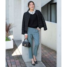 ビューティサーモ2WAYストレッチ テーパードパンツ