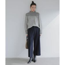 ビューティサーモ2WAYストレッチ ワイドパンツ