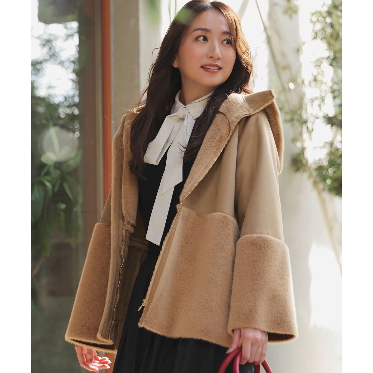 Luxuryフェイクムートン コート | エニィスィス(ANY SIS Luxuryフェイクムートン コート | エニィスィス(ANY SIS