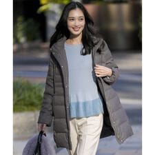 【2WAY】シルキータフタロング ダウン