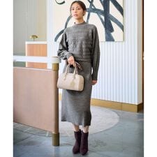 【2SET】ニット ボレロ × ワンピース セット