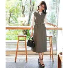 【2WAY】テーラードジレ ワンピース