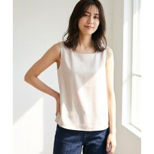 【2WAY】サテン タンクトップ