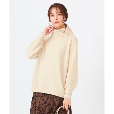 美人百花１月号掲載 ボトルネック ニット エニィスィス Any Sis Krwkiw01 ファッション通販 マルイウェブチャネル