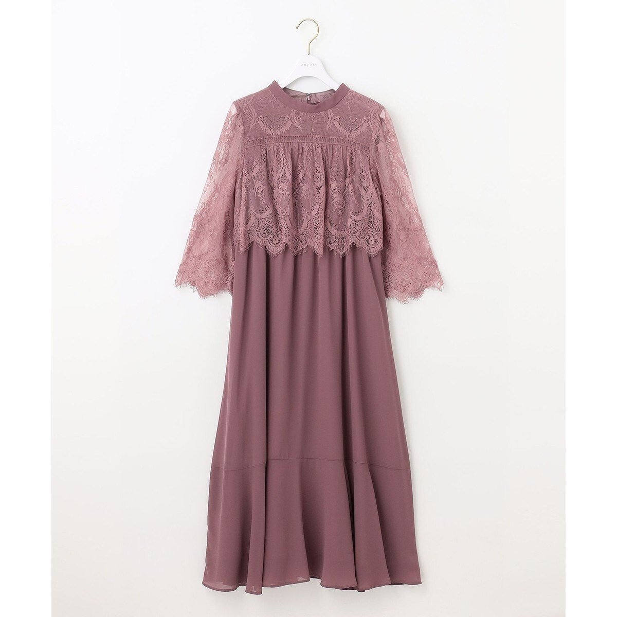 any SiS 洗える　レーシーケープ ドレス　M 洗える】レーシーケープ ドレス（ドレス）｜any SiS