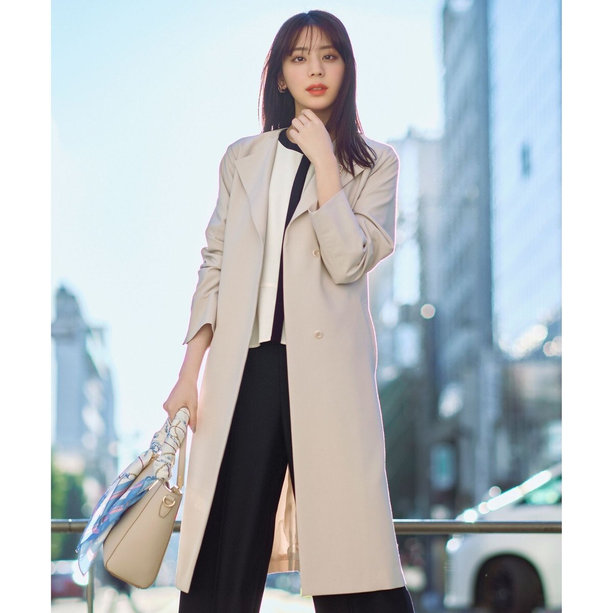 Spick & Span - Spick and Span☆新品 コットンノーカラー金