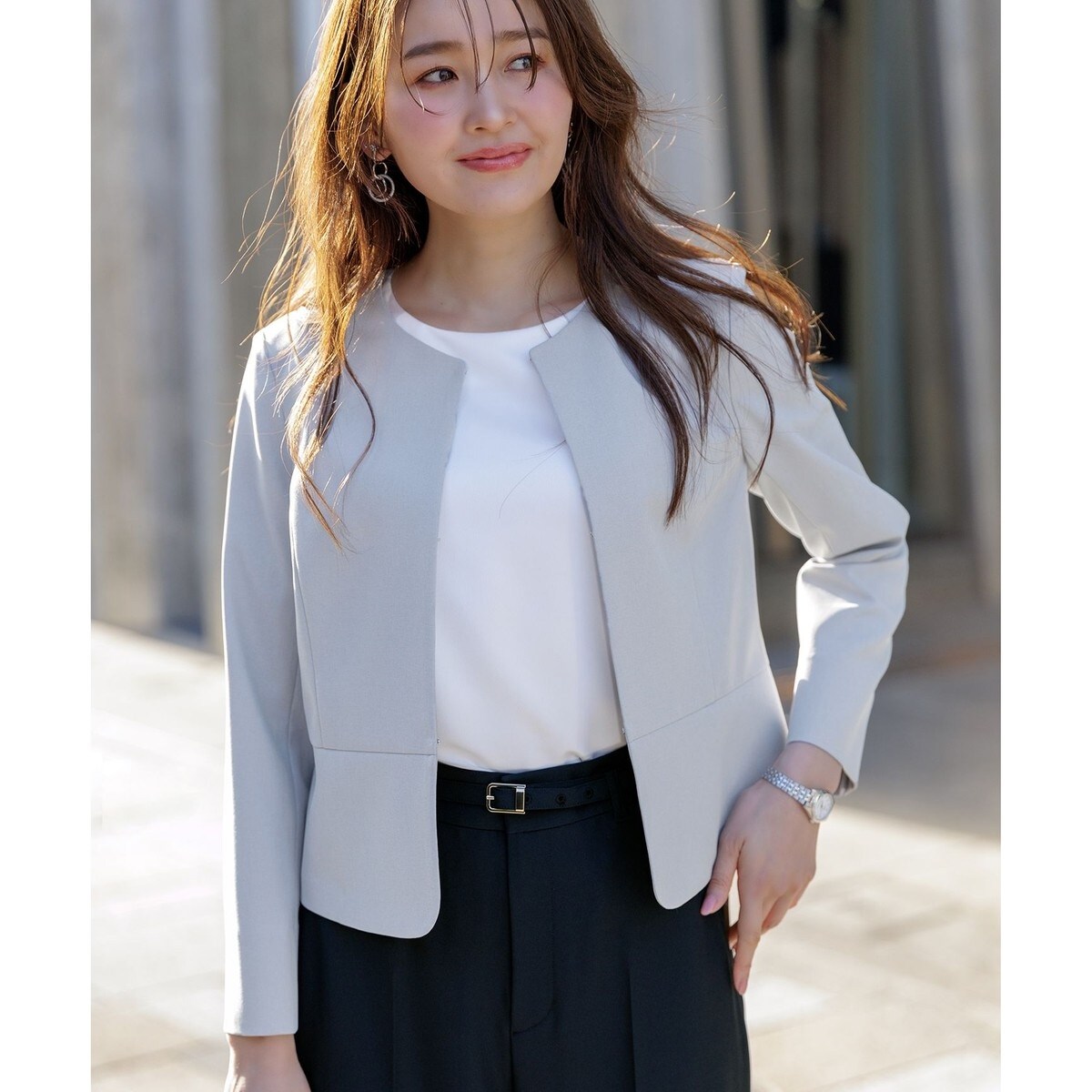 3着のセットアップで完成！レディーススーツを着回す1週間コーデ