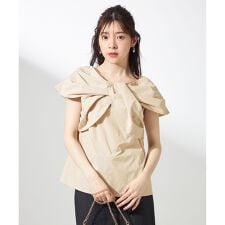 【洗える】ツイストフロント ブラウス