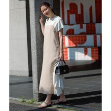 【接触冷感・速乾・UVカット・洗える】スイートクール キャミワンピース