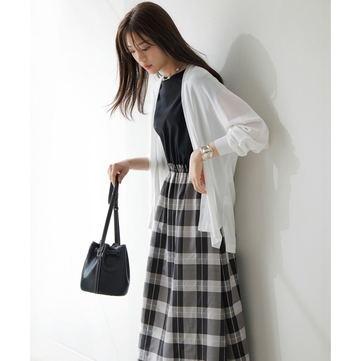 anysis チェックドッキング ワンピース any SiS ワンピース チェックドッキング : ZOZOTOWN Yahoo!店