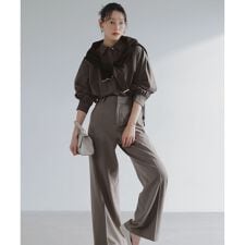 ビューティサーモ2WAYストレッチ ワイドパンツ