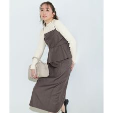 【2SET】ビスチェ ワンピース × ニット セット