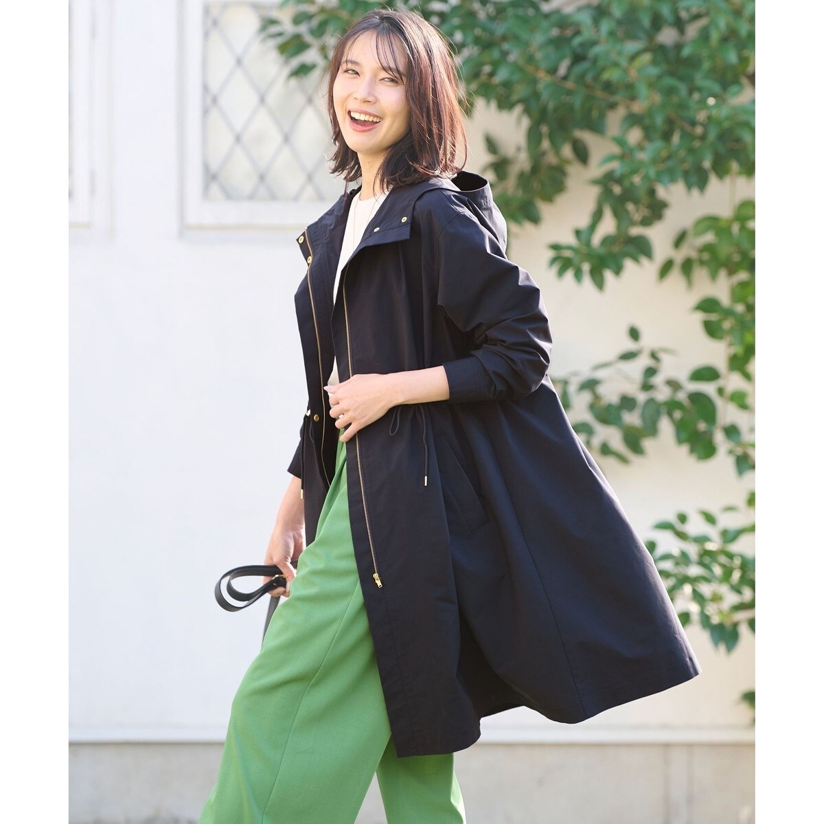 anyFAM  ライトフーデットコート　サイズ2 手洗い可能】ライトフーデットコート | エニィファム(any FAM