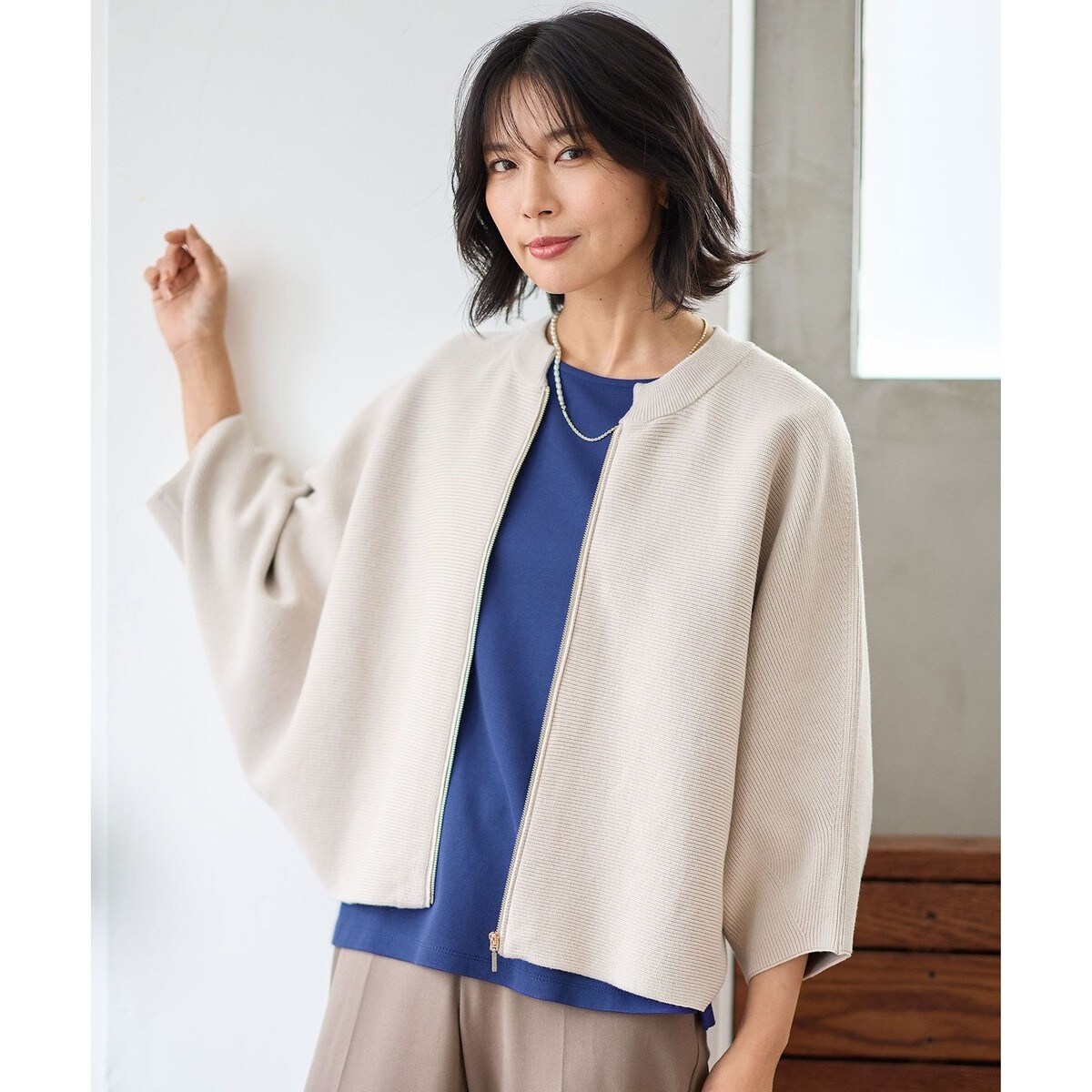 ポンチョジップカーディガン | エニィ(ANY) | マルイウェブチャネル